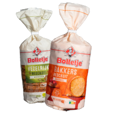Bolletje bakkersbeschuit of vezelrijk beschuit
